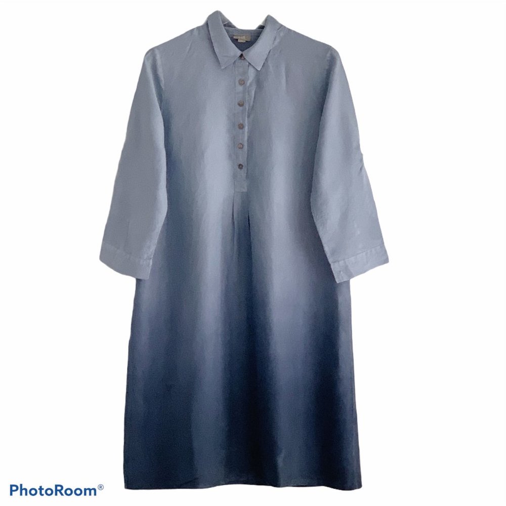 J. JILL 100% Silk Ombre Dress Size S